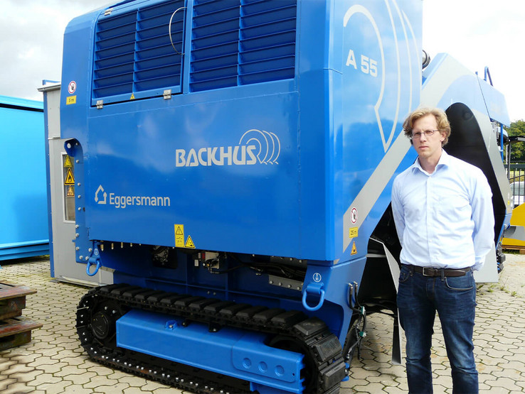 Jens Brinkmann, head of electrical engineering at Eggersmann GmbH, has systematically modularised the engineering of BACKHUS turners.